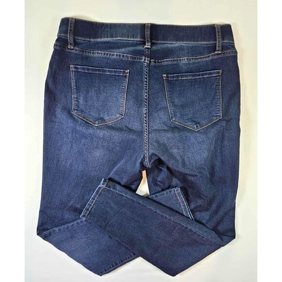 A.N.A a new approach Mid-Rise Jegging Stretch Size 14W Dark Wash Pull On - Picture 2 of 9